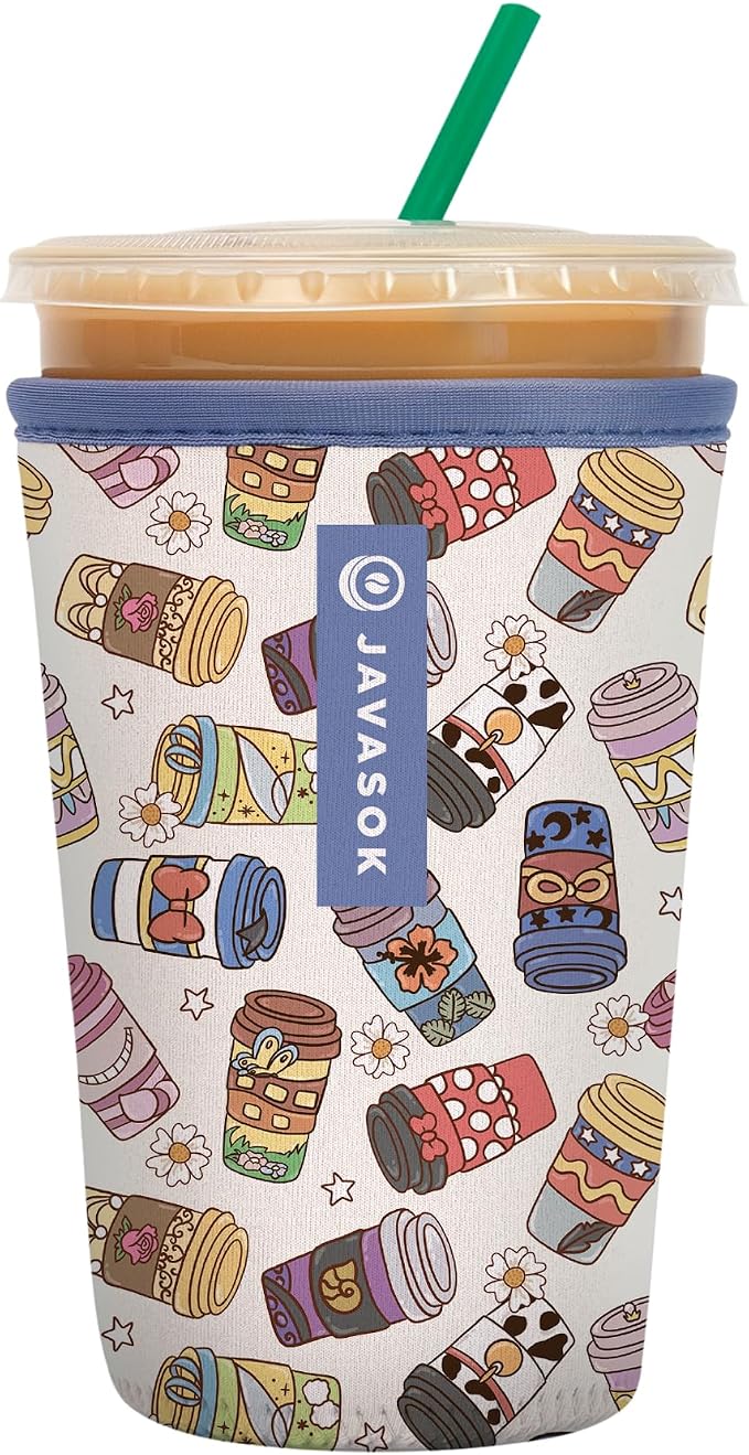 Sok It JavaSok Iced Coffee & Cold Soda Insulated Neoprene Cup Sleeve by SokIt
