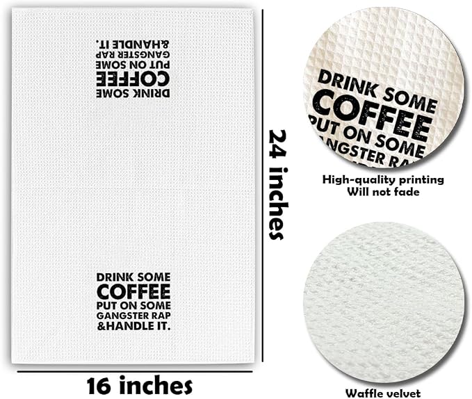Coffee Bar Kitchen Towels - Image 2