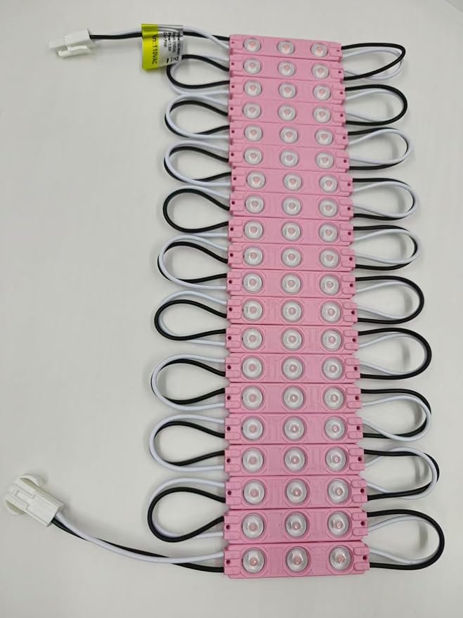 AC 110V LED Module Pink 1.5W for Letter Lightbox Advertising Signs by QQINGCHEN