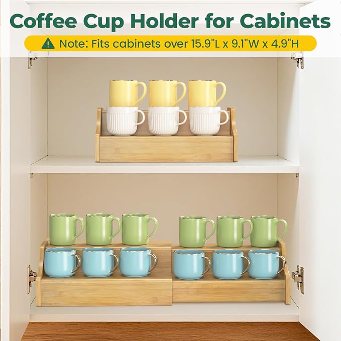 EsLuker.ly Coffee Mug Cup Holder Rack - Image 5