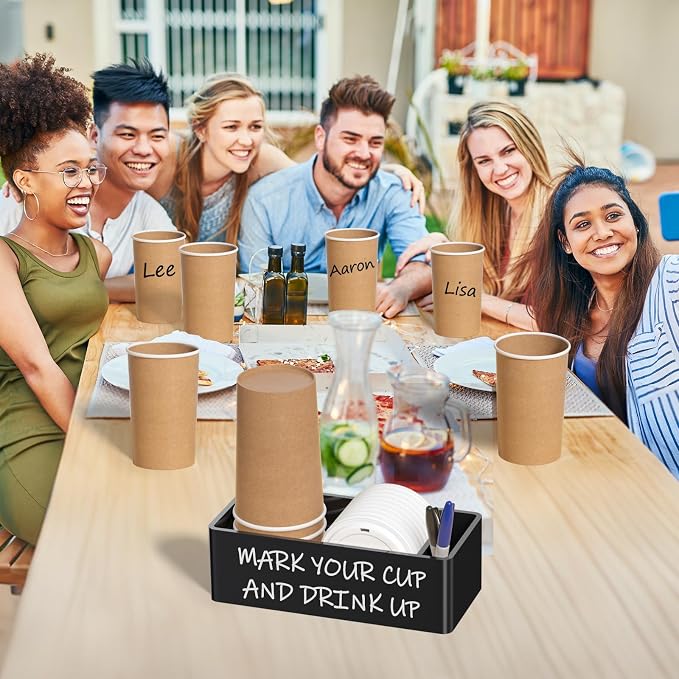 Coffee Bar Accessories and Organizer, Disposable Cup Holder - Image 9