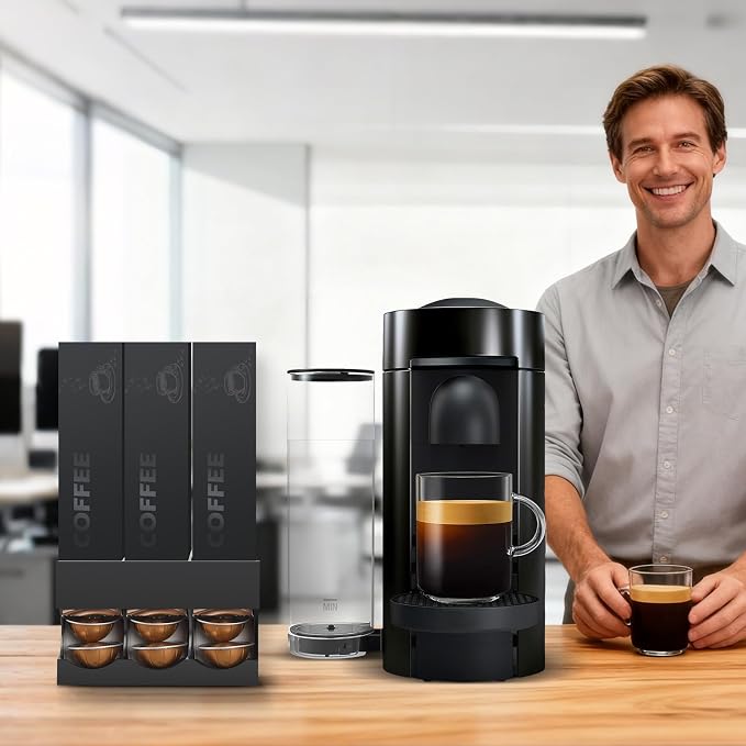 Coffee Pod Holder Storage for Nespresso Pods Vertuo Original Boxes | Wall Mount - Image 7