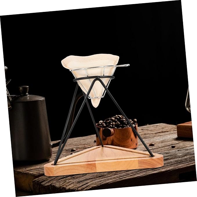 Healifty Reusable Stainless Steel Coffee Filter Stand Set Manual Pour-over - Image 5