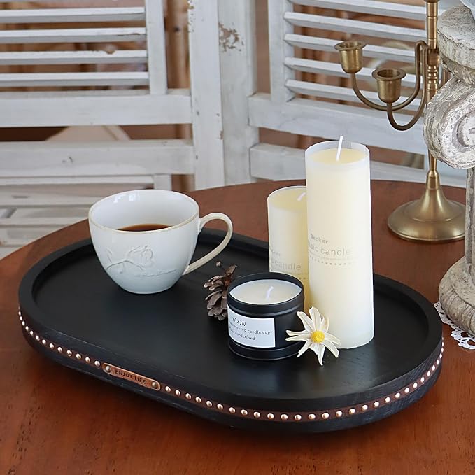 Decor Decorative Round Tray 11.81in - Image 4