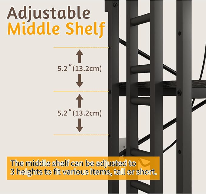 METYERRY Adjustable Bakers Rack - Image 7