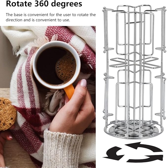 Rotatable Coffee Capsule Holder, Coffee Capsule Rack - Image 7
