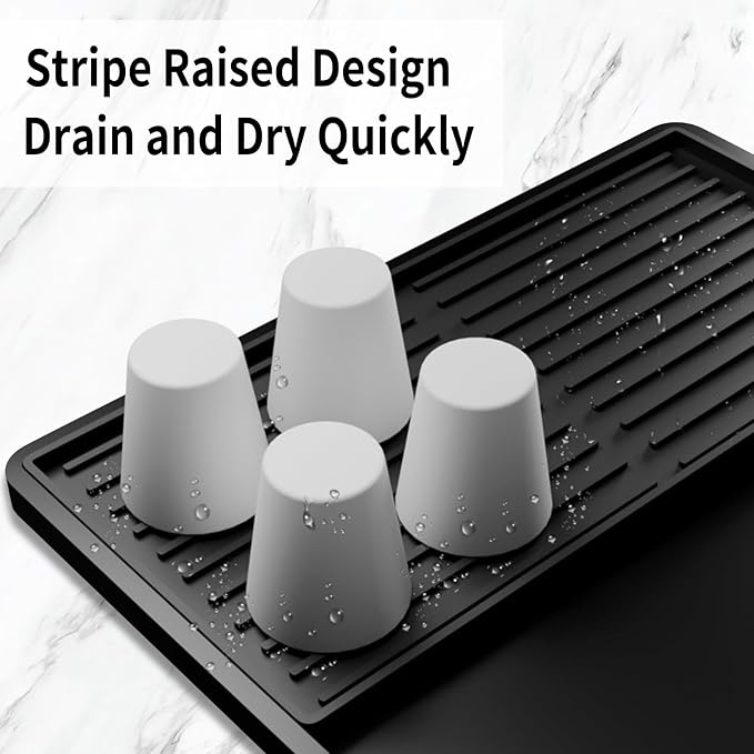 Silicone Coffee Mat Dish Drying Mat, Espresso Mat - Image 7
