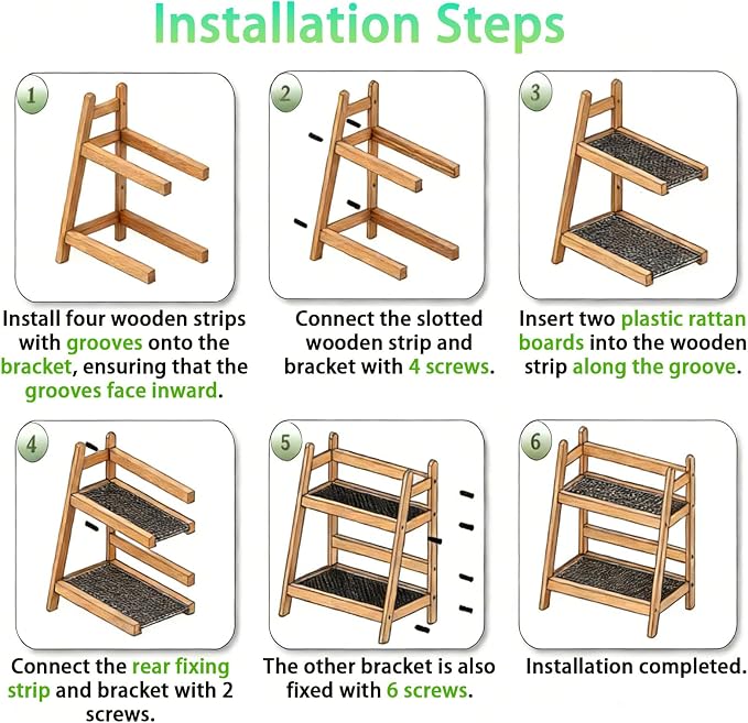 Double Layer Bamboo Cup Holder, Countertop Storage Rack, Coffee Bar Stand - Image 7