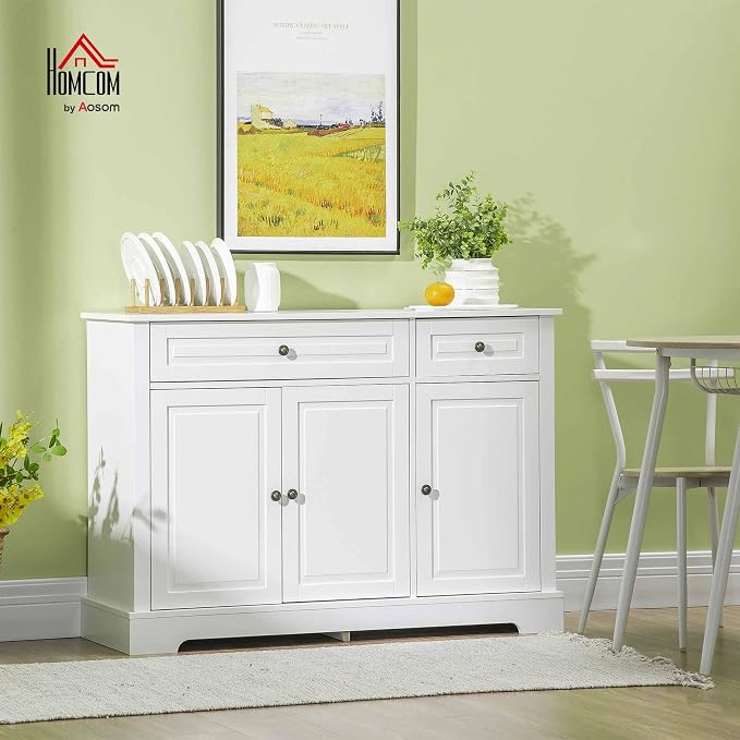 HOMCOM Sideboard Buffet Cabinet, Modern Buffet Cabinet - Image 2