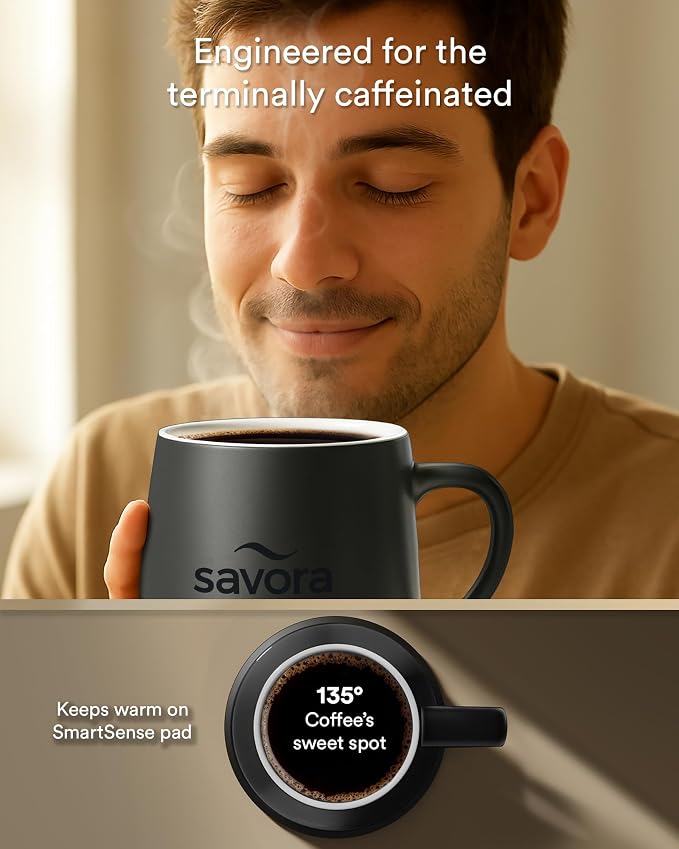 12oz IntelliHeat™ Coffee Mug | Barista’s Choice | Exclusive Wireless SmartSense - Image 5