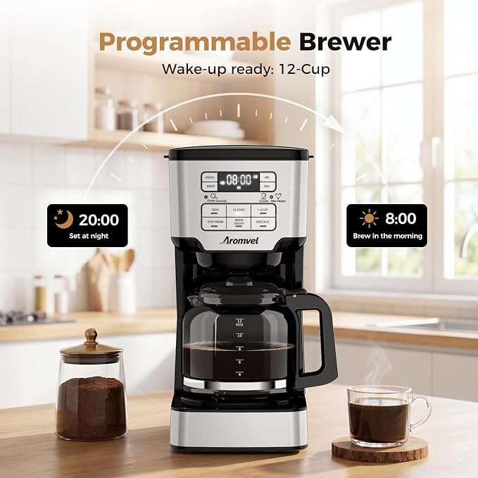 12-Cup Programmable Drip Coffee Maker - Image 2