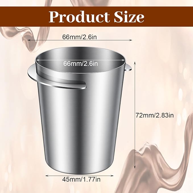Coffee Dosing Cup 58mm Stainless Steel Espresso Dosing Cup Espresso Machine - Image 2