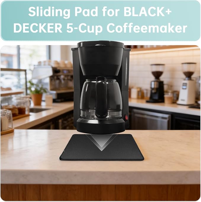 Unmake Sliding Pad for 5-Cup Coffeemaker- Smooth Glide - Image 3