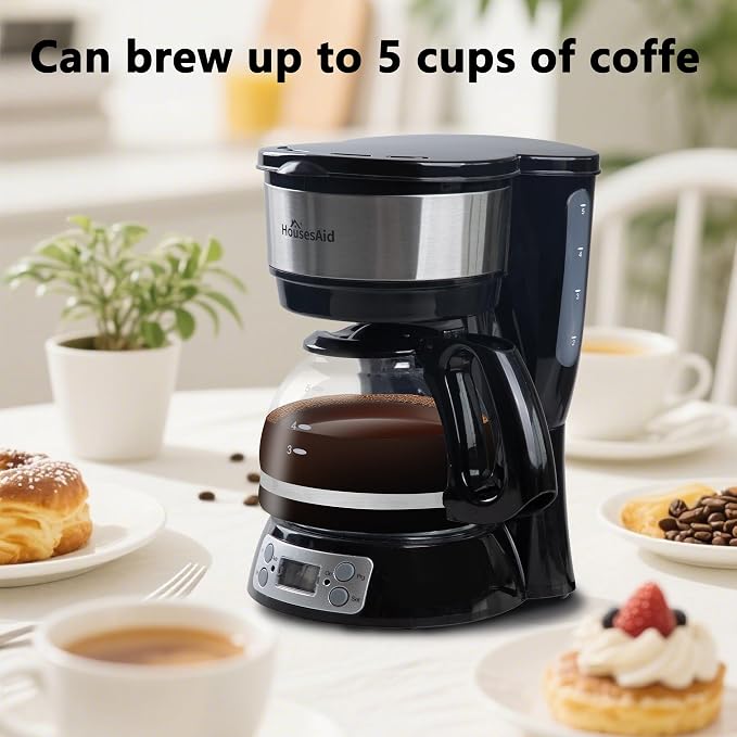 5-Cup Programmable Drip Coffee Maker - Image 5