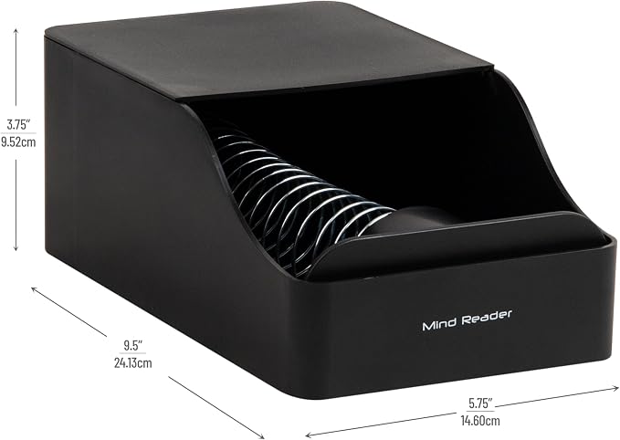 Mind Reader Hot Cup Sleeve Dispenser, Coffee Bar Accessories, Coffee Station - Image 3