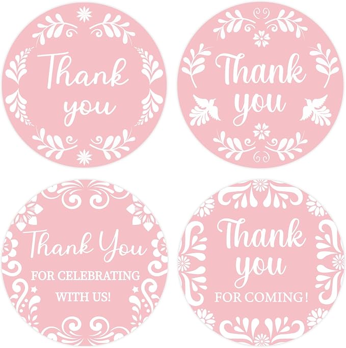Serencatcher Cielito Lindo Thank You Stickers by Serencatcher