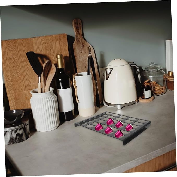 Gadpiparty Acrylic Coffee Capsule Holder Rack Slots Organizer - Image 2