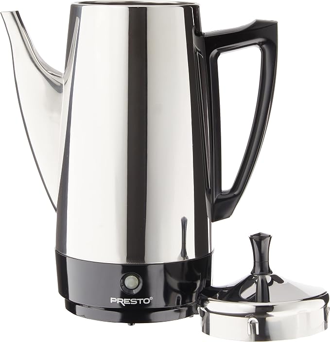 Presto 02811 Stainless Steel Electric Coffee Percolator - Image 2