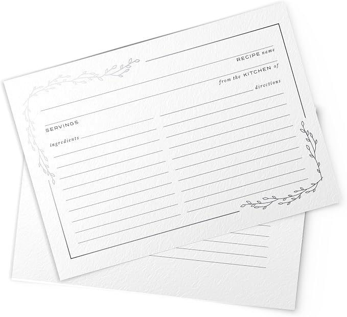 Dashleigh Silver Foil Recipe Cards - Image 7