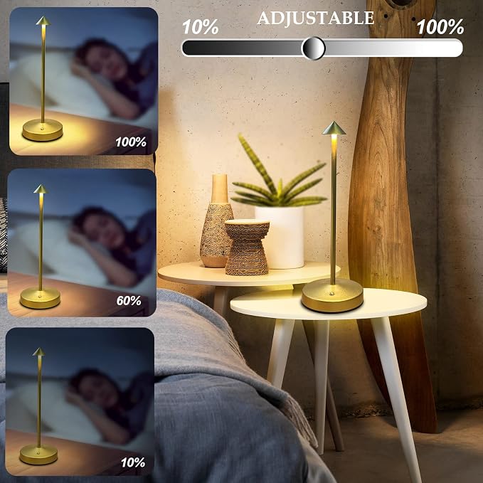 Rechargeable Cordless Lamps, 3000mAh Battery Operated Table Lamp, Portable LED - Image 4