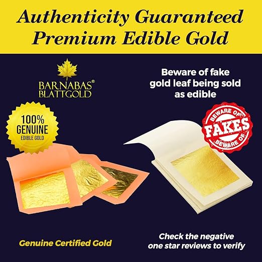 Barnabas Blattgold Edible Gold Leaf 24K - Image 3