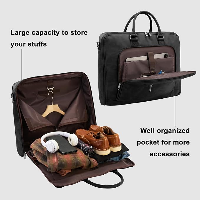Garment Bag for Travel Large Carry on Garment Bags Men Women | Garment Suitcase - Image 4