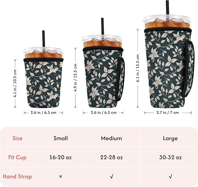 Reusable Insulated Neoprene Iced Coffee Sleeve - Image 4