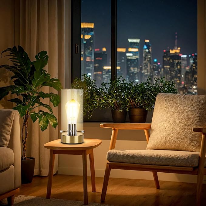 Table Lamp for Bedroom Living Room, Bedside Modern Nightstand Lamp - Image 5