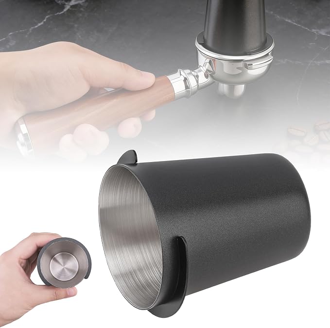 Coffee Dosing Cup 58mm, Stainless Steel Espresso coffee Dosing Cup, Coffee by TQEONKL