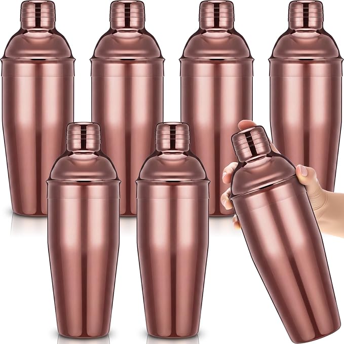 Nitial 6 Pcs Bar Cocktail Shaker Professional Stainless Steel Martini Drink by Nitial
