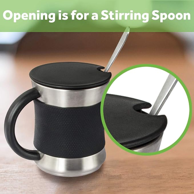 Cosori Coffee Mug with Lids Set of 2, Stainless Steel Cups with Heat-resistant - Image 4