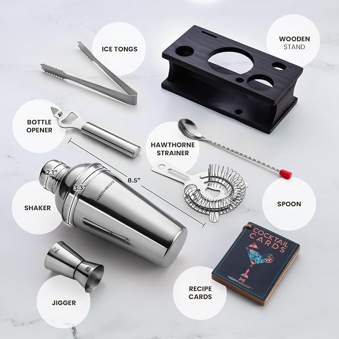 Modern Mixology Cocktail Shaker Set - Image 2