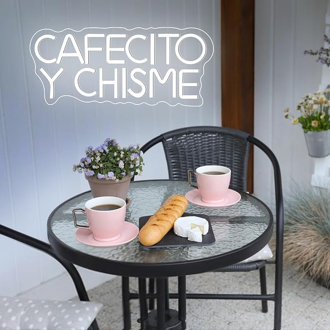 Cafecito Y Chisme Neon Sign Dimmable Cafecito Y Chisme Neon Light Gifts - Image 6