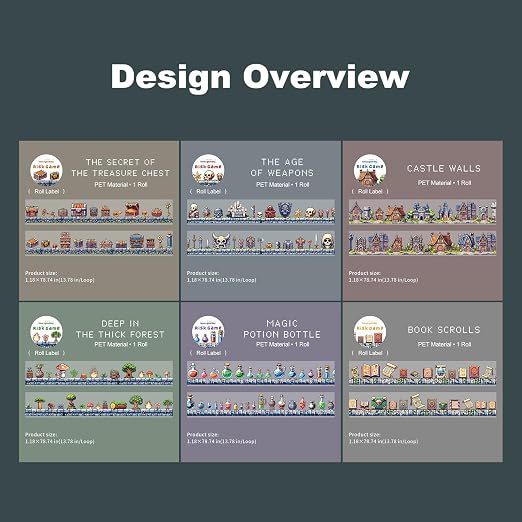 Pixel Adventure PET Tape Set - Image 4