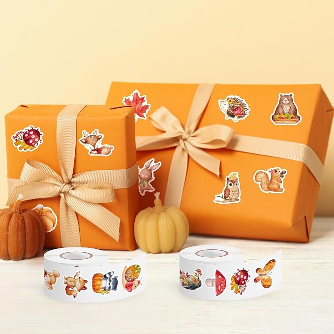 Haooryx Fall Animal Sticker Rolls - Image 6