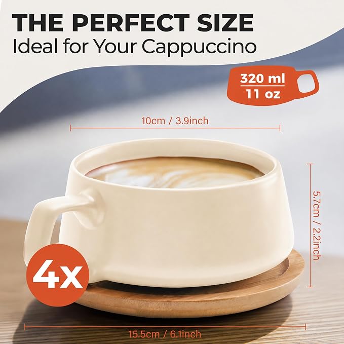 MIAMIO – 11 Oz., Coffee Cups Ceramic Mug - Image 6