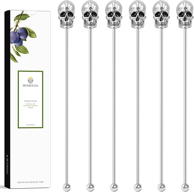 Homestia Skull Swizzle Sticks by Homestia