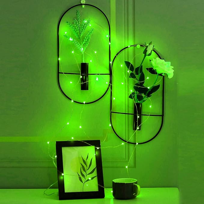 Ariceleo Mini St. Patrick's Day Fairy Lights Battery Operate, 2 Pack Copper - Image 4