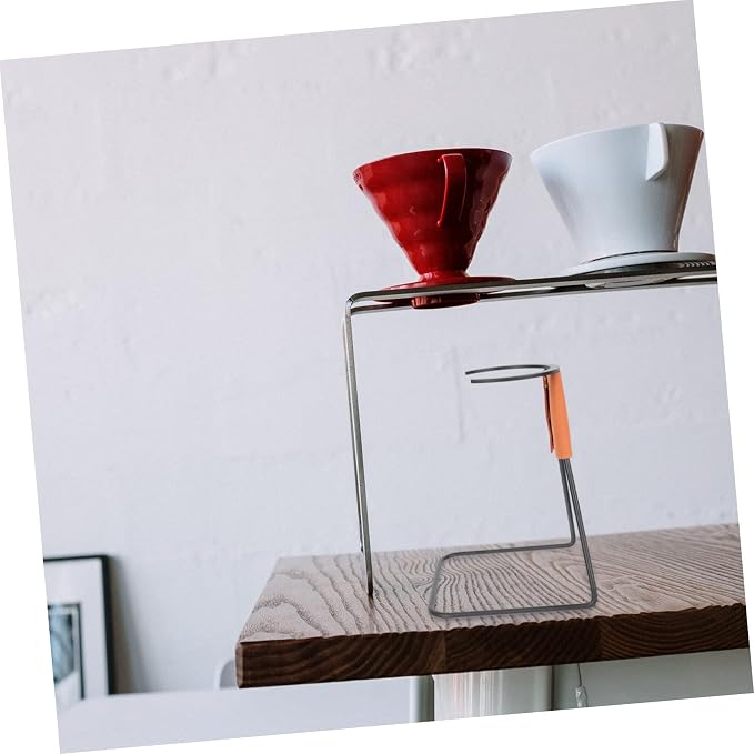KICHOUSE 1pc Hand Coffee Filter Dripper Pot Rack Metal Coffee Dripper Stand - Image 4