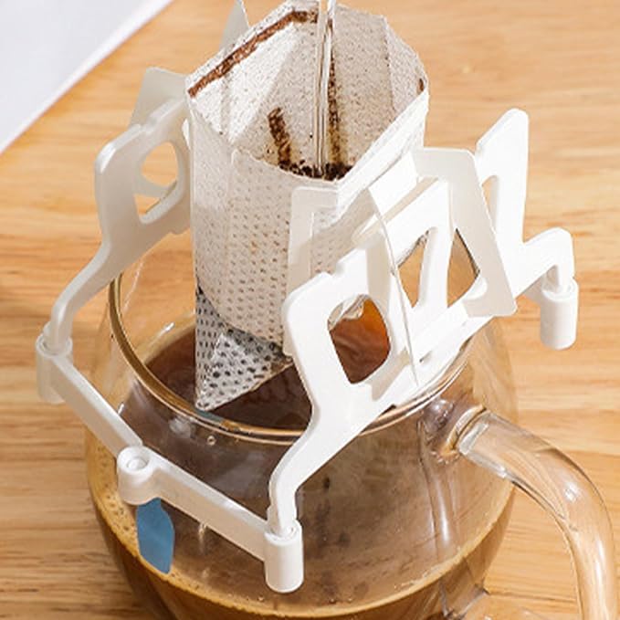 Drip Coffee Bag Stand – Foldable Holder, Portable Brewingsupport, Lightweight - Image 5