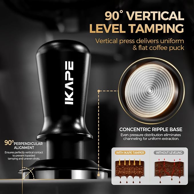 IKAPE 58mm Espresso Tamper, Premium Barista Coffee Tamper - Image 5
