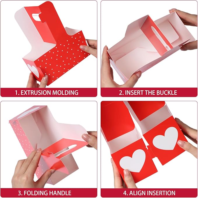 Tinlade 2 Cup Heart Disposable Drink Carrier - Image 5