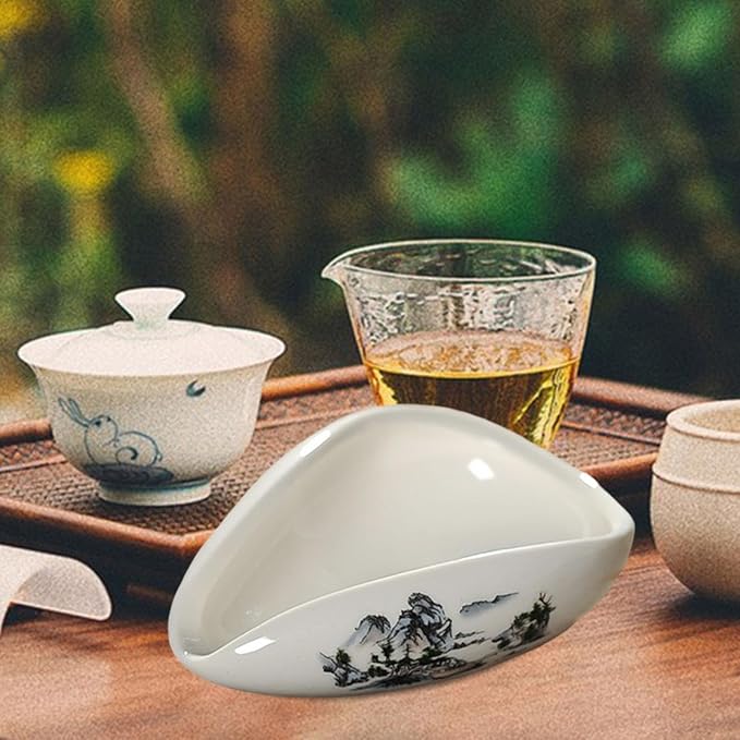 Single Coffee Tray Ceramic Dosing Vessel Salt Nuts Chinese Tea Spoon, Coffee - Image 7