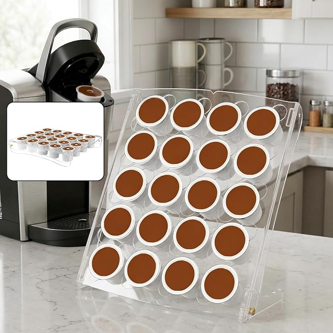 Coffee Capsule Holder Organizer, Space-Saving Shelf, Coffee Capsule Display - Image 5