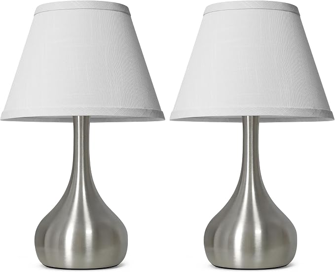 Touch Table Lamp for Bedroom Set of 2, 3-Way Dimmable Bedside Lamp for - Image 8