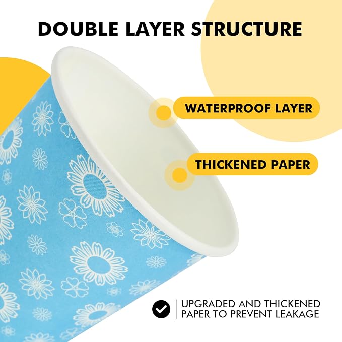 RACETOP Paper Cups 3 oz, Bathroom Cups 3 oz, Disposable Bathroom Paper Cups - Image 7