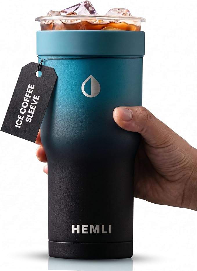Universal Ice Coffee Sleeve Insulator by Hemli