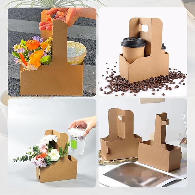 MUMULULU 14Pcs Disposable Beverage Carrier - Image 4