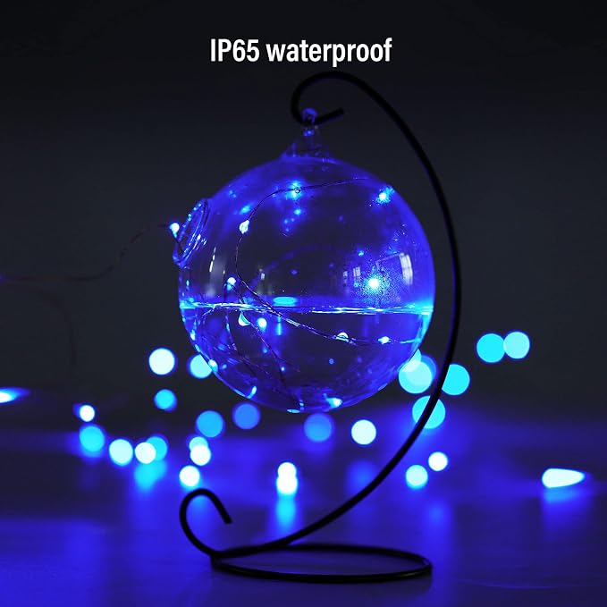 Ariceleo Led Fairy Lights Battery Operated, 1 Pack Mini Battery Powered Copper - Image 3