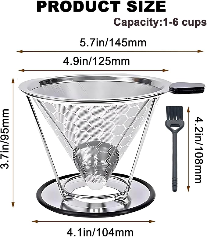 Pour Over Coffee Dripper - Image 4